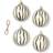 ferm LIVING Christmas Ornaments Green Juletræspynt 4stk