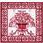 Dolce & Gabbana Scarf maiolica_fucsia one