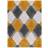 Origin 3D Geo Rug Shaggy Gold 120x170cm