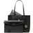 Michael Kors Maisie Large Pebbled Leather 3-in-1 Tote Bag - Black