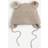 H&M Baby Brown Fleece-lined beanie with earflaps 6-12M