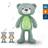 Zazu Brody the Bear Sleep Trainer Nattlampa
