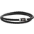 Tommy Hilfiger Double Wrap Bracelet - Black/Silver