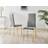 Furniturebox Milan Grey Kitchen Chair 96cm 4pcs