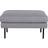 Venture Home Zoom Gray Pouffe 47cm