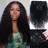 UNice Seamless Natural Curly Clip In 16 inch Natural Black