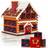 Deuba Advent Calendar Winter Cottage Wood Reusable