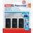TESA Black Hooks S Powerstrips Self-adhesive Hook 14 mm x 34 mm 3 pcs