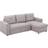 Homcom 839-191V70 Grey Sofa 232cm 3 Seater