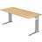 Hammerbacher Schreibtisch Teda H680-860xB1800xT800mm Ahorndekor Writing Desk