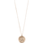 Pilgrim Cancer Zodiac Sign Necklace - Gold/Transparent