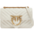 Pinko Women's Sheep Nappa C Love One Mini Bag - Bianco Seta/Antique Gold