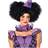 Leg Avenue Black Bob Red Queen Costume Wig