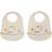 Liewood Tilda Silikon Haklapp 2-pack Safari Sandy Mix