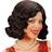 Widmann Roaring 20s Black Wig