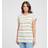 Weird Fish Women's Sora Organic Stripe T-Shirt, Cream