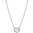 Pandora Infinity Heart Choker Necklace - Silver/Transparent