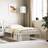 vidaXL Metal Bed Frame 107 x 203 cm White