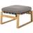 Cane-Line Endless Soft Footstool Fodskammel