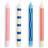 Hay Pattern mix Pink-red-blue Candle
