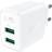 Acefast oplader A33, 2x USB, 18W, QC3.0 Hvid