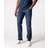 Emporio Armani Mens Denim Blu Brand-patch Straight-leg Slim-fit Stretch-denim Jeans