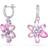 Swarovski Gema Flower Dropper Hoop Earrings 5658397