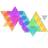 Nanoleaf Shapes Mini Triangle Starter Kit Väggarmatur