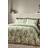 Hoem Frond Abstract Cotton Rich Reversible Duvet Cover Green