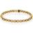 Tommy Hilfiger Gold-Plated Intertwined Chain Bracelet GOLD One