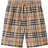 Burberry Boy's Malcolm Vintage Check-Print Swim Trunks - Beige