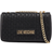 Love Moschino Chain Woven Shoulder Bag - Black