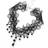 Philip Jones Choker Necklace - Silver/Black