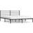 vidaXL Metal Sengeramme 180x200cm