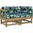 vidaXL Corner Cushions Modular Sofa