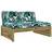 vidaXL Middle Impregnated Modular Sofa