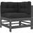 vidaXL Corner with Modular Sofa