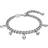 Swarovski Dextera armband, blandade snitt, vit, rodiumpläterad, Medium, Kristaller, guldtonspläterad, magnet, zirkonium, Kristaller