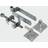 Timco Adjustable Hinge Set With Hook On Plate Hot Dipped