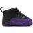 NIKE Air Jordan 12 Retro TD - Black/Metallic Gold/Taxi/Field Purple