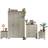 GFW Lancaster Grey Wardrobe 111.8x180cm 4pcs