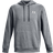 Under Armour Men's Essential Fleece Hoodie - Pitch Grey Medium Heather/White