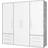 Moebel-kraft Morley White/Concrete Garderobeskab 206x200cm