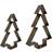 Ivyline Metal Pillar Holder 2 Christmas Decoration