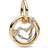 Pandora Pendants & Charms Capricorn Zodiac Dangle Charm gold Pendants & Charms for ladies