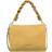 Coccinelle Satchels Boheme Suede Bimaterial yellow Satchels for ladies