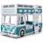 Julian Bowen Campervan White/Green Bunk Bed 105x209cm