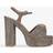 Kurt Geiger London Kensington Platform Embellished Sandals, Beige