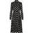 Dolce & Gabbana Logo silk-blend midi dress black