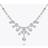 Caroline Svedbom Daphne Necklace Rhodium Crystal